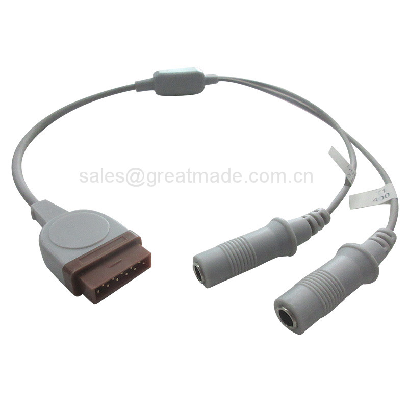 TP039 GE temperatūros zondo adapterio kabeliui TP039 for GE temperature probe adapter cable