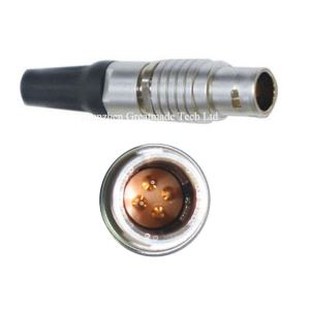 4 kaiščiai 0B metalinės aviacijos elektros jungtis, mažo laido vidinė moteriškoji jungtis, apskrito metalo stūmimo kištuko lizdas