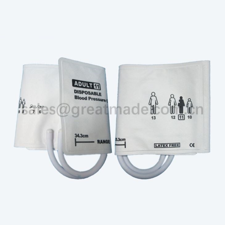 Suaugusiųjų # 11 Diposable Nibp rankogaliai, 25.3-34.3cm rankų apvalkalas, dvigubos vamzdeliai