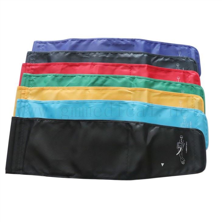 Electronic Hemodynamometer Cuff With Hoop Single Tube , 22-32cm Nylon Cuff TPU Bladder And PVC Tube.Adult Size