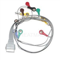 Suderinamas EDAN Holter/ recoder SE-2003/SE-2012 10-švino Ecg Holter kabelio snapo tipas